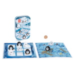 Lauam&auml;ng Hape 2in1 Tic Tac Toe/Snakes&Ladders