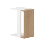 C-Kujuline Laud, Zetti, Decortie, 30 x 57 x 42 cm, Valge - Tamm