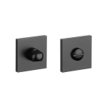 WC lukk Aprile Q Slim 7 mm Black, must matt