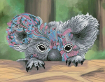 Teemantmosaiik Hide N Seek Koala 45,5x35,5 cm