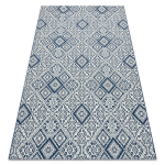 Sisal vaip SISAL COLOR 19247/699 Ruudud Roma Plaadid Sinine