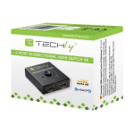 Kahekordne l&uuml;liti Techly HDMI 2x1 v&otilde;i 1x2 4K*60Hz