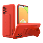 Telefoni&uuml;mbris Wozinsky Kickstand Case Silicone Stand Cover for Samsung Galaxy A13 5G (Red)