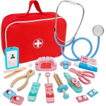 Komplekt "V&auml;ike doktor" kotis, puidust