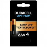 Patareid Duracell Optimum, AAA (LR03), 4 tk