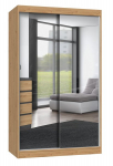 Kapp Iga 120 x 200 x 61 cm, koos peeglitega