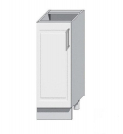 K&ouml;&ouml;gikapp Natalia White Gloss, valge