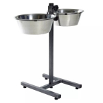 Reguleeritav alus kaussidega Trixie, 2 x 4.7 l