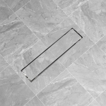 Lineaarne du&scaron;i &auml;ravoolus&uuml;steem 530 x 140 mm roostevaba teras
