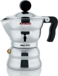 Alessi espressokann 3TZ. AAM33/3 Moka Espresso Coffe Maker, roostevaba teras