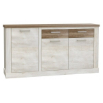 Kummut Duro DURK231L, valge/tamm