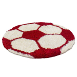 Lastetoa vaip Shaggy Fun Red, 120x120 cm