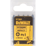 Otsikute komplekt Dewalt Torsion Ph1x50mm DT7997, 5 tk