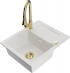 Graniidist k&ouml;&ouml;givalamu Mexen Enzo koos segisti ja sifooniga, White+Gold