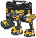 T&ouml;&ouml;riistakomplekt DeWalt DCK268P2T&nbsp;(DCD791 + DCF887); 18 V; 2x5,0 Ah aku
