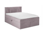Voodi Mazzini sofas Afra 160x200 cm, roosa
