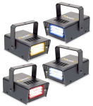 Valgusefekt BeamZ BMS24SET 4 Mini LED Stroboskoobid RYBW