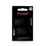 Juukseklambrid Donegal mustad, 5 cm, 24 tk, 5091
