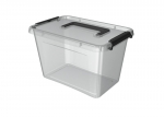 Hoiukast kaanega Orplast, 29x20x18 cm, 6,5 l, l&auml;bipaistev/hall