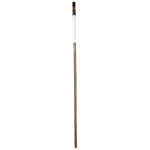 Gardena FSC Wood Manche 100% 130cm Combisystem | Tool support | Non-slip processing | Guaranteed 25 years (3723-20)
