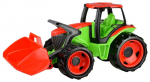 Traktor Lena Giga Truck, (roheline/punane), 62 cm