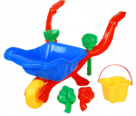 Laste plastikust k&auml;ru liivam&auml;nguasjadega &bdquo;Aedniku komplekt&rdquo; 4IQ