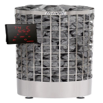 Sauna elektrikeris Harvia Cilindro PC90XE 9 kW Xenio puldiga, roostevaba teras