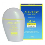 Shiseido Sports BB Wetforce Quick Dry SPF50+ p&auml;ikesekaitsekreem, 30 ml, Medium Dark