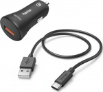 Autolaadija USB-C Hama QC 3.0 : 00183231