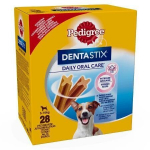 Pedigree n&auml;rimispulk v&auml;ikestele t&otilde;ugudele Dentastix, 4x110 g