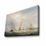 Reproduktsioon Helvoetsluys; the City of Utrecht, 64, Going to Sea (William Turner)