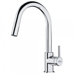 Segisti Franke LINA, 115.0626.051, kangsegisti, v&auml;ljat&otilde;mmatav otsik, kroom