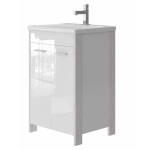 Vannitoakapp valamuga Brooklyn BR-55, valge