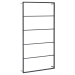 vidaXL r&auml;tikurest, must, 60 x 10 x 116 cm, teras