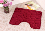 Vannitoavaip Memory foam "Benedomo" Burgundy, 50x60 cm