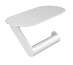 Tualettpaberihoidja riiuliga Hansgrohe WallStoris, mattvalge