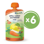 "&Otilde;un, porgand ja pastinaak" orgaaniline p&uuml;ree FLEUR ALPINE, alates 6 elukuust, 120 g x 6