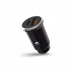 XO car charger CC25 PD QC 3.0 5A 1X USB 1x USB-C black