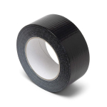 Gaffa kangasteip, l&auml;ikiv teip, mis on valmistatud pol&uuml;et&uuml;leenkattega kangast, tugev Gaffa teip loodusliku kummiga, laius 50 mm x pikkus 50 m, paksus 0,18 mm, l&auml;ikiv must
