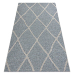 Vaip HOUSE SISAL 40345 kontrollige, lamekudumine, villaefekt hall / sinine