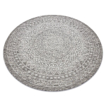 Sisal vaip SISAL LOFT 21207 Roosett ratas BOHO elevandiluu/h&otilde;be/beež