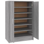 vidaXL jalatsikapp, hall Sonoma tamm, 60x35x92 cm, tehispuit