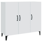 Puhvetkapp vidaXL, valge, 90 x 34 x 80 cm, tehispuit