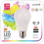 LED-lamp Avide Smart 9,4W RGB+W WiFi+BLE E27