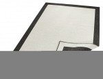 Vaip NORTHRUGS Twin Panama Black Cream, 200x290 cm