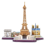 3D pusle Cubic Fun "Paris", 114-osaline