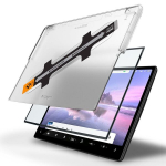 KARASTATUD KLAASI SPIGEN GLAS.TR "EZ FIT" TESLA MUDEL X 2022 / MUDEL S 2021 MUST