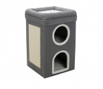 Kraapimiskast-kassimaja Trixie Cat Tower Saul, 64 cm, hall