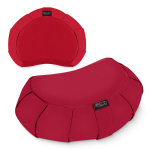 Joogapadi ZAFU 4FIZJO, punane, poolkuu kujuline, meditatsioonipadi, yoga cushion, istumispadi, meditatsiooniks, treeninguteks