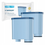 2x Wessper AquaClear veefiltri padrunivahetus Saeco/Philips espressomasinatele (Saeco AquaClean CA6903/00 ja Philips AquaClean CA6903/10)